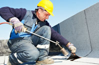 Treberfydd felt roofing